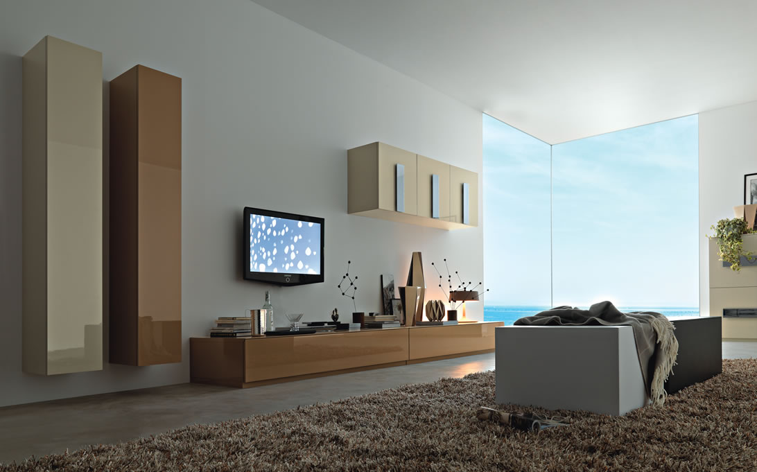 طرح های متنوع و زیبایی از دکور قفسه ، میز تلویزیون و کمد (TV Table & Shelving)