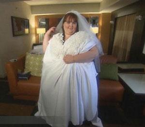 چاق‌ترین زن دنیا عروس می‌شود !!+ عکس