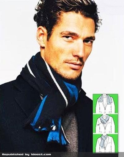مدل های جالب بستن شال گردن مردانه (تصویری)