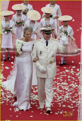 Princess Charlene Wedding dresses