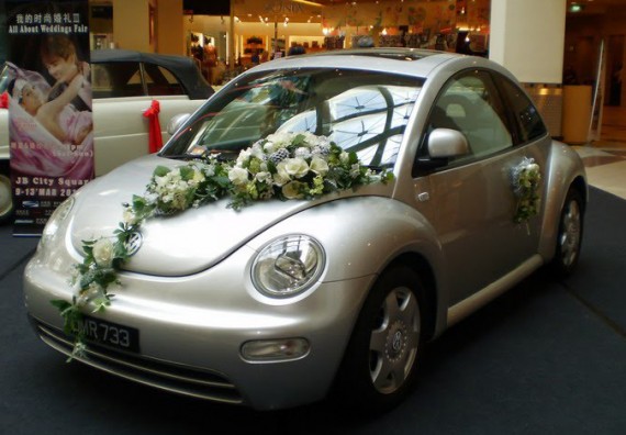 عکس های انواع مدل های زیبا و تزئینی ماشین عروس