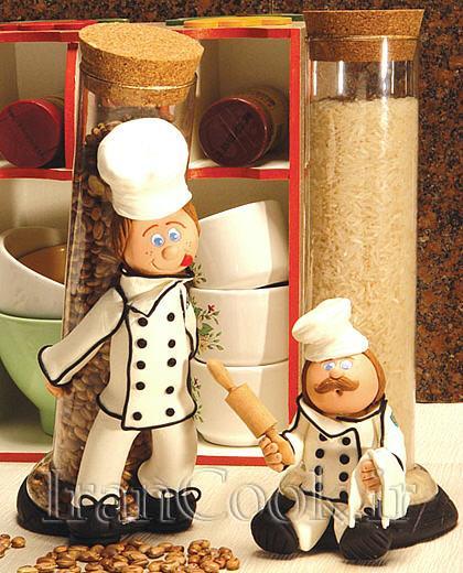آموزش ساخت عروسک آشپز خمیری
