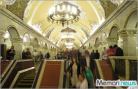 مترو مسکو ؛ قصری در اعماق زمین+تصاویر