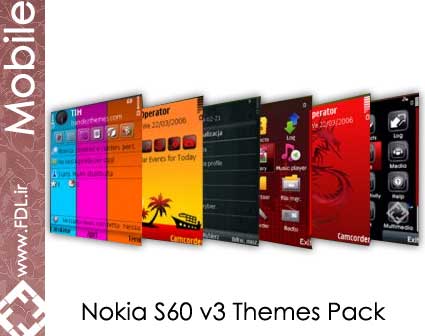 Nokia S60 v3 Themes Pack - دانلود تم نوکیا سری 60 ورژن 3