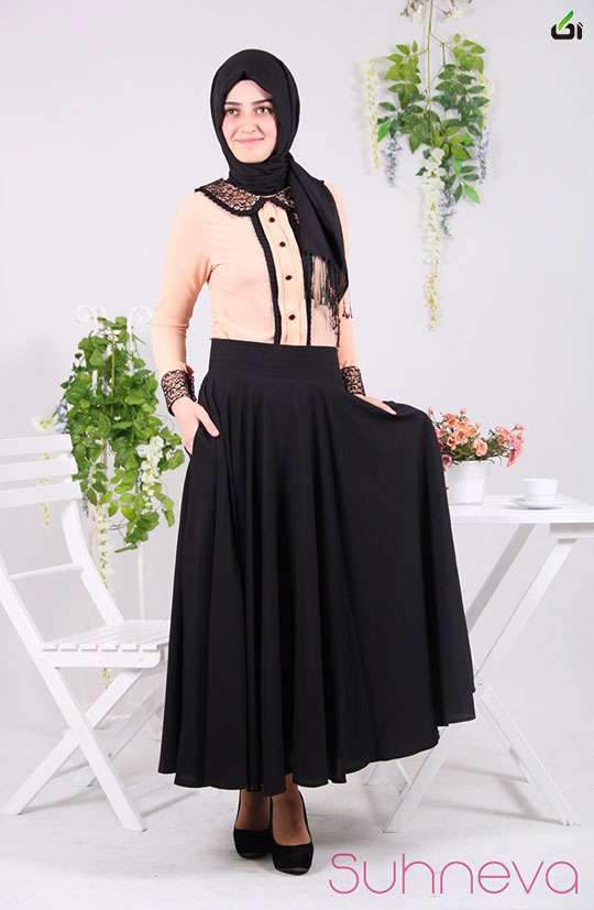 مدل لباس پوشیده , لباس بلند گیپور با حجاب , لباس پوشیده مجلسی 