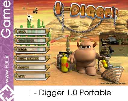I-Digger Portable Game - بازی حفاری برای زندگی