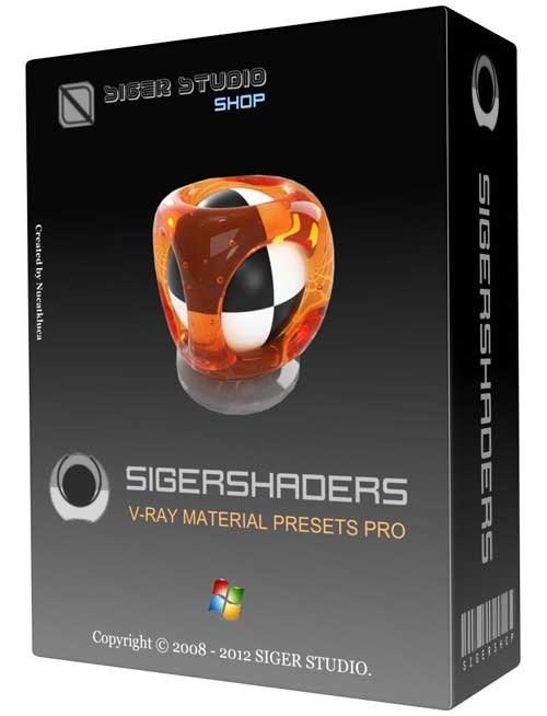 Sigershaders 2.5.10 Mod for 3Ds Max 2013 x86/x64Bit