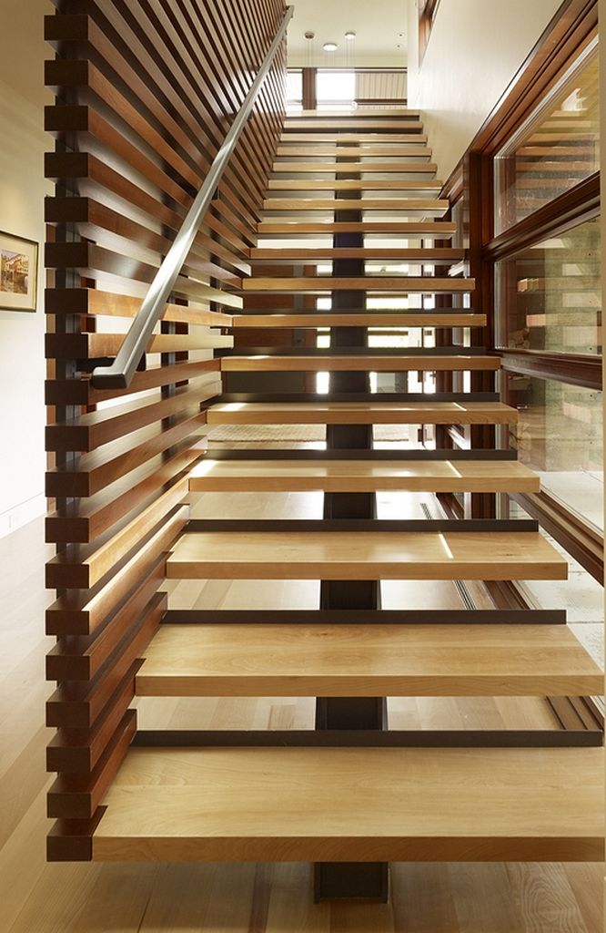 Peaks-View-Residence-wooden-stair-design