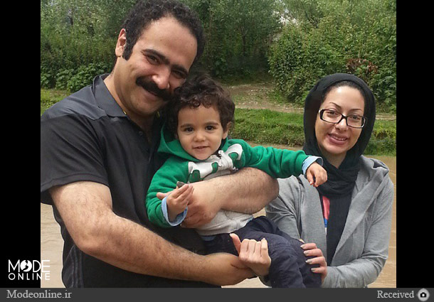 بهادر ملکی، همسر و فرزندش/ صدا پیشه فامیل دور