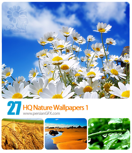 دانلود مجموعه والپیپر های طبیعت، منظره، چشم انداز - HQ Nature Wallpapers 01