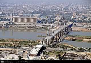 پل جدید شهر اهواز