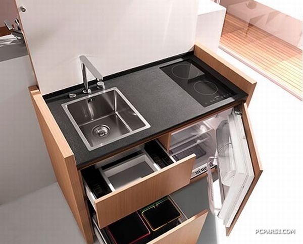 مدل های خلاقانه آشپزخانه مخصوص آپارتمان های کوچک