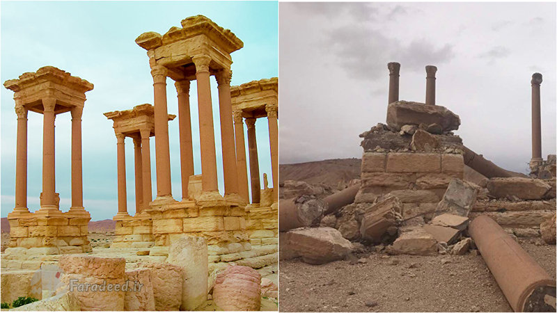 اخبار,عکس خبری, پالمیرا قبل و بعد از داعش