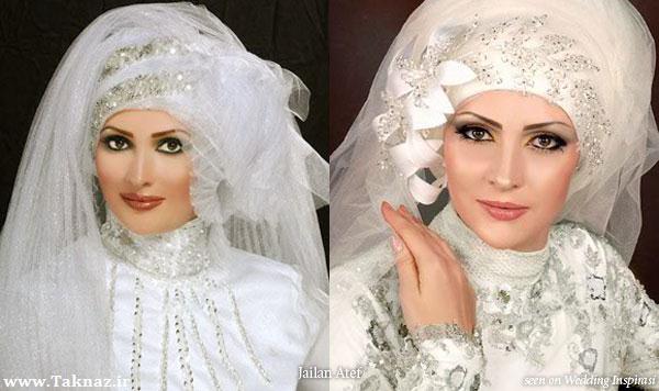 مدل لباس عروس زیبا و پوشیده با حجاب jokade.blogfa.com