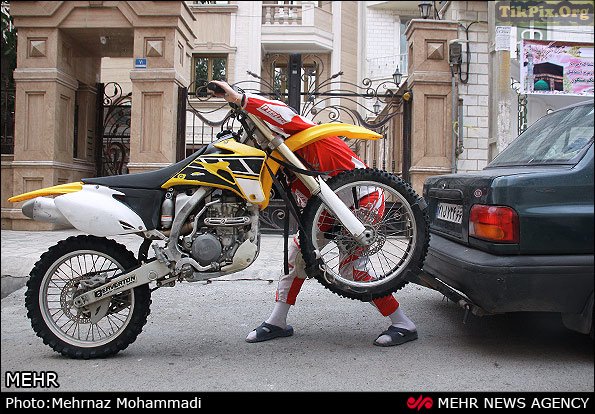 عکس های از دختر موتورسوار حرفه ای ایرانی,عکس زن موتورسوار,دیدنی های امروز دیدنی های روزانه