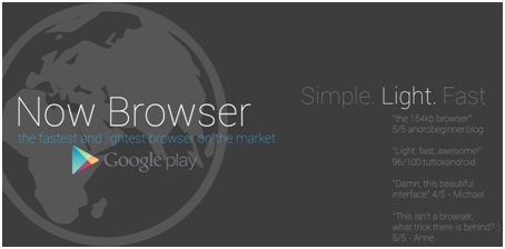 دانلود نرم افزار مرورگر قدرتمند و سریع Now Browser Extended