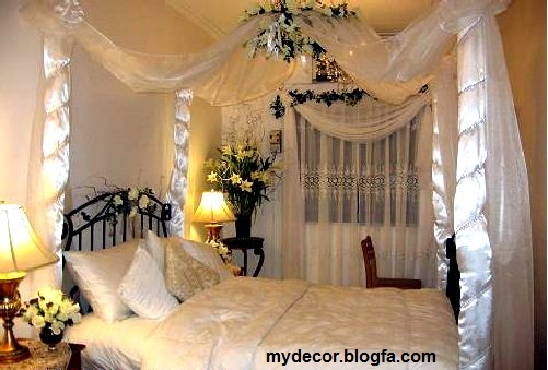 دکوراسیون و طراحی زیبای اتاق خواب عروس