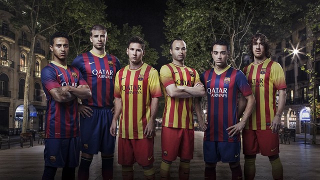 عکس های پیراهن فصل جدیدبارسلونا2014