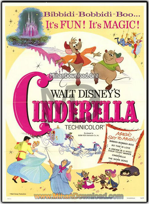 cinderella دانلود کارتون Cinderella 1950 سیندرلا دوبله فارسی