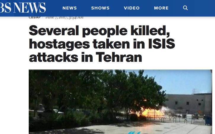 اخبار,اخبار بین الملل,بازتاب جهانی حوادث تروریستی امروز در تهران
