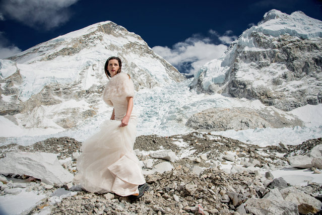 اخبارگوناگون,خبرهای گوناگون,تصاویرازدواج زوج امریکایی در قله اورست