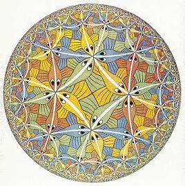 Circle Limit III by M.C. Escher, 1959