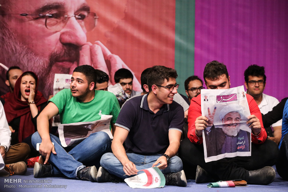 همایش انتخاباتی حجت الاسلام روحانی