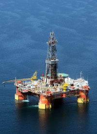 مخزن نفتی ایران در دریا خزر