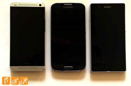 مقایسه سه گوشی برتر نیمه ی اول 2013 