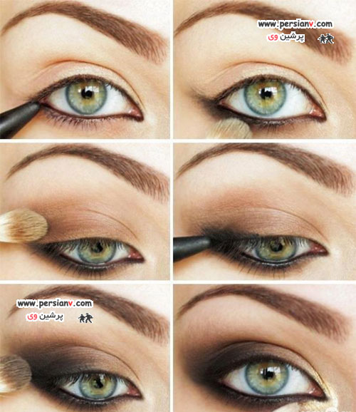 10 مدل آموزش آرایش چشم زیبا