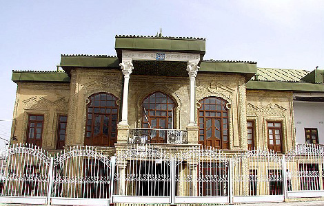 عمارت ذوالفقاری در یکی از محلات قدیمی شهر زنجان در ولایت آذربایجان