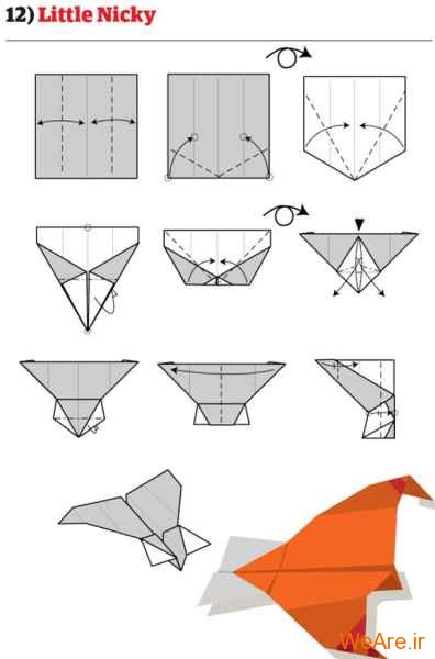 ساخت هواپیمای کاغذی (13)