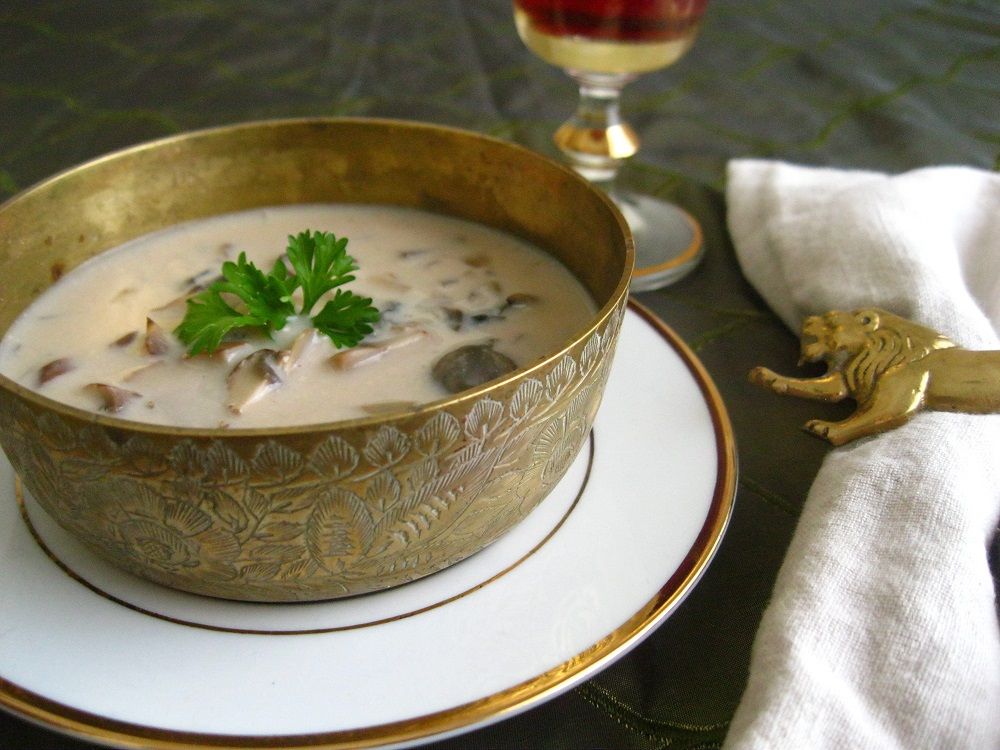 روش درست کردن سوپ خامه , سوپ خامه ای مجلسی , طرز تهیه سوپ قارچ خامه ای 