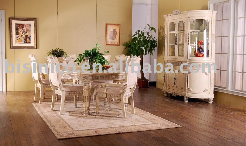 Hand-carved-American-dining-room-sets-di