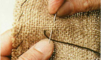 Embroidered sack 2 آموزش گونی دوزی   گونی بافی