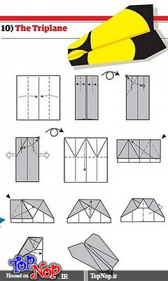 روش ساخت انواع موشک های کاغذی (13 عکس)