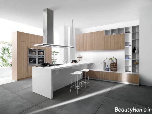 چیدمان زیبا و جذاب آشپزخانه برای انواع خانه های مدرن