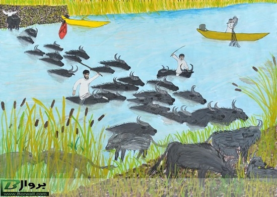نوجوان شوشی دومین جایزه بین المللی نقاشی را کسب کرد