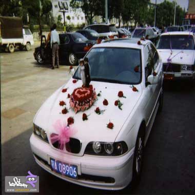 تزیین ماشین عروس,مدل ماشین عروس