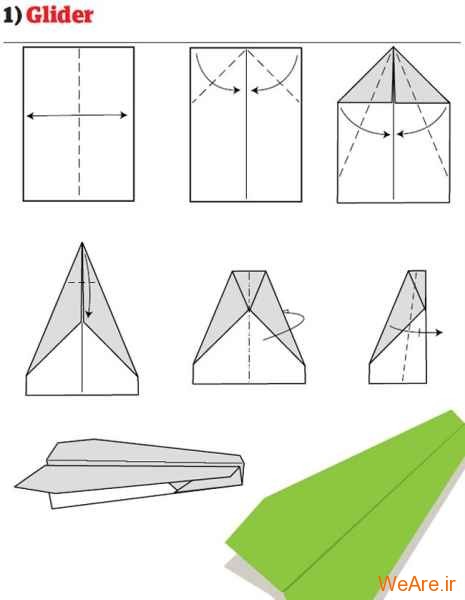 ساخت هواپیمای کاغذی (2)