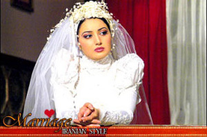 دختر  ایرانی در لباس عروسی