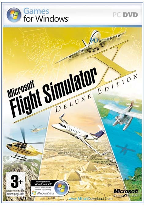 MicroSoft Flight Simulator X 1 دانلود بازی شبیه ساز پرواز MicroSoft Flight Simulator X برای کامپیوتر
