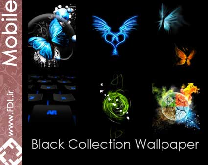 Black Mobile Wallpapers Collection - تصاویر پشت زمینه موبایل رنگ مشکی