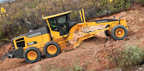 Volvo G930B grader (motor grader) makes the grade in a wide range of terrains and applications
