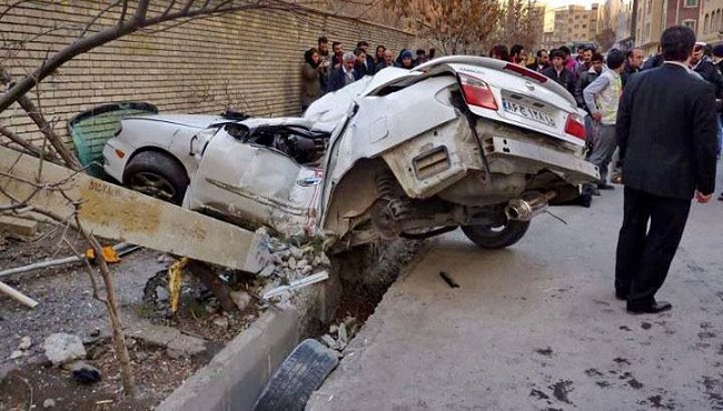 تصادف مرگبار ماکسیما در تبریز + تصاویر 