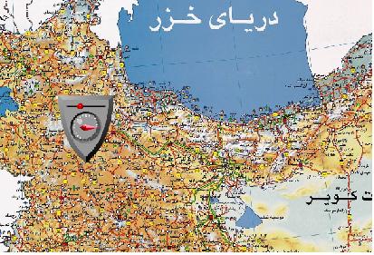 دانلود نقشه کامل ایران با کشویی حرکت و بزرگنمایی