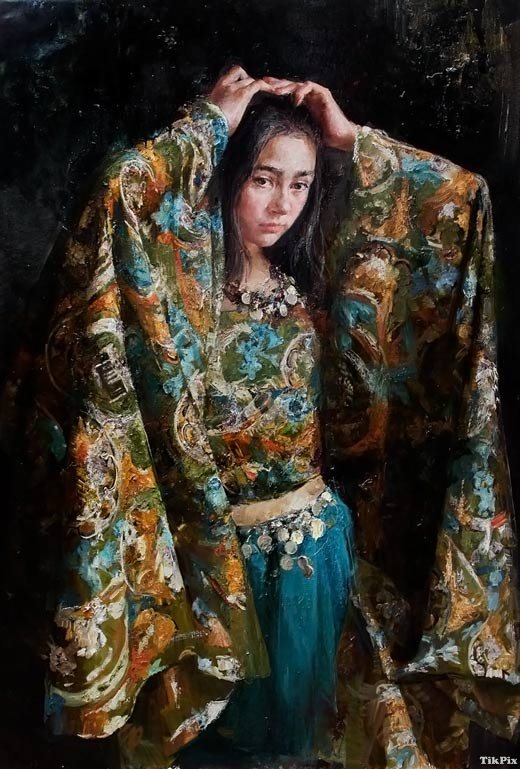 نقاشی های زیبا از یک زن هنرمند روسی,نقاشی های زیبا,نقاشی های زیبا با مداد رنگی