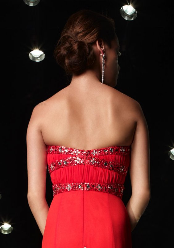 مدل لباس شب قرمز زیبا جدید 2011