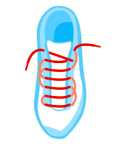 نوع بستن بند کفش برای کاهش درد پا