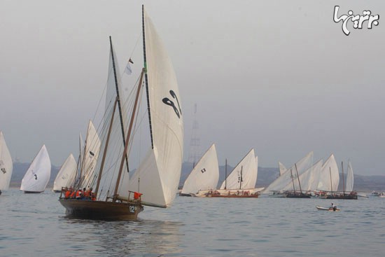 عکس: مسابقه قایق‌های بادبانی در دبی,قایقهای بادبانی,انواع قایقهای بادبانی,گالری عکس های جالب و زیبا